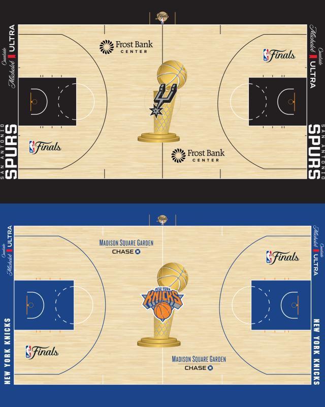 app下载-经典回归！NBA总决赛地板迎回冠军金杯图案